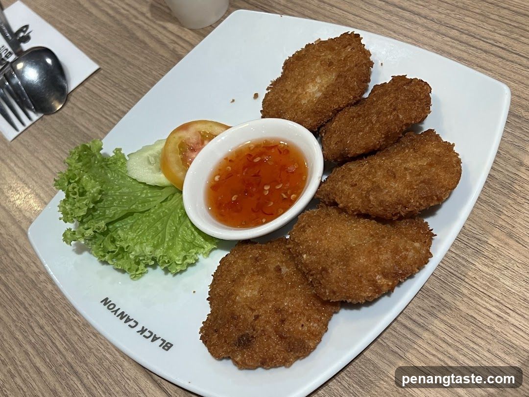 Fried Chicken Croquettes with Sauce