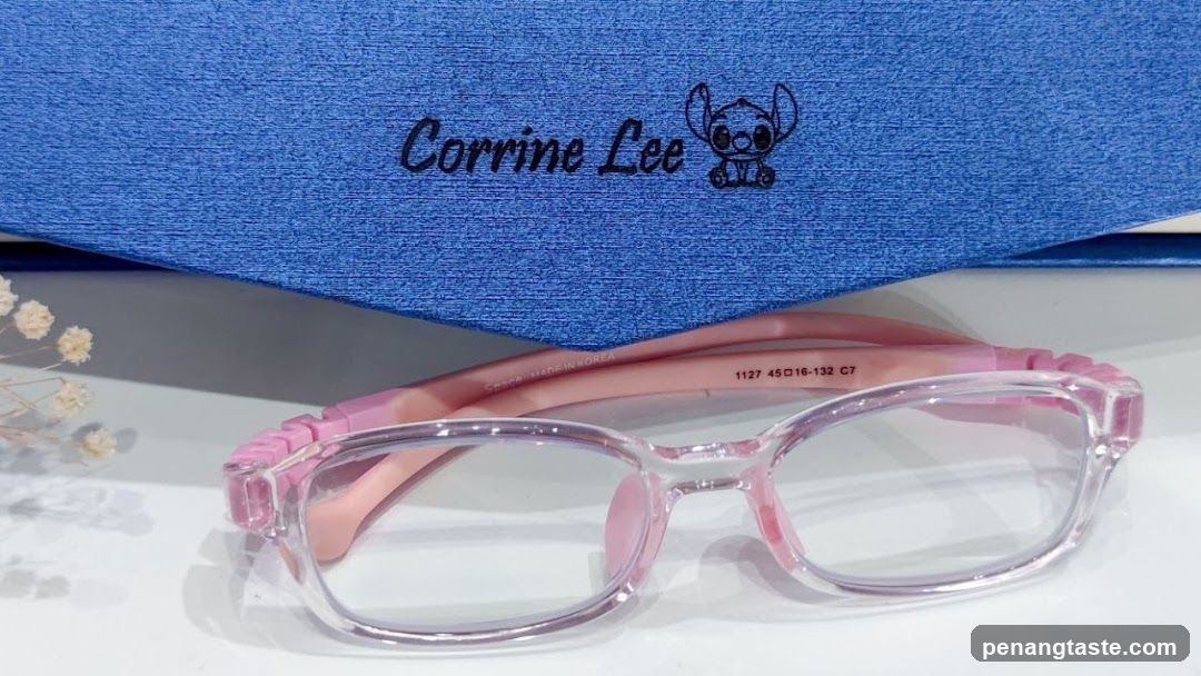 Corrine Lee Glasses with Stitch Design
