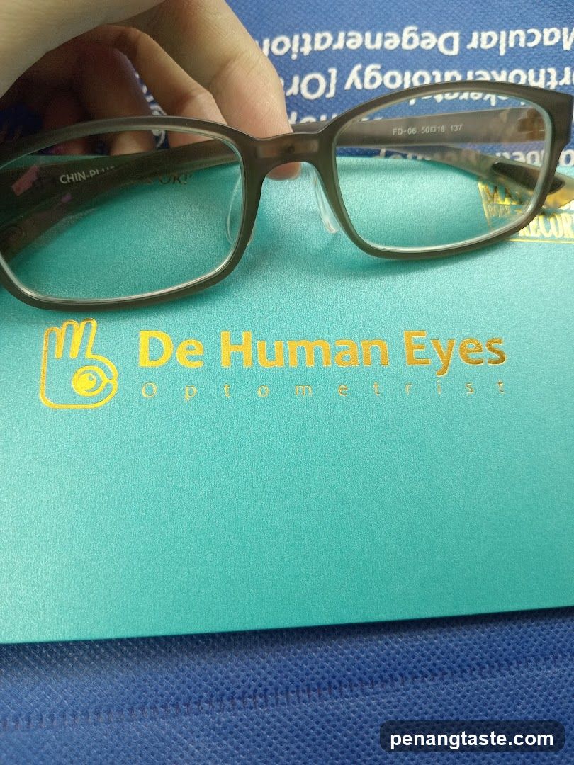 Eyeglasses on Optometrist Branding Material