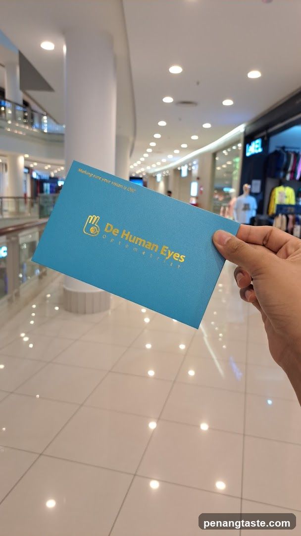 De Human Eyes Optometrist Flyer in Mall