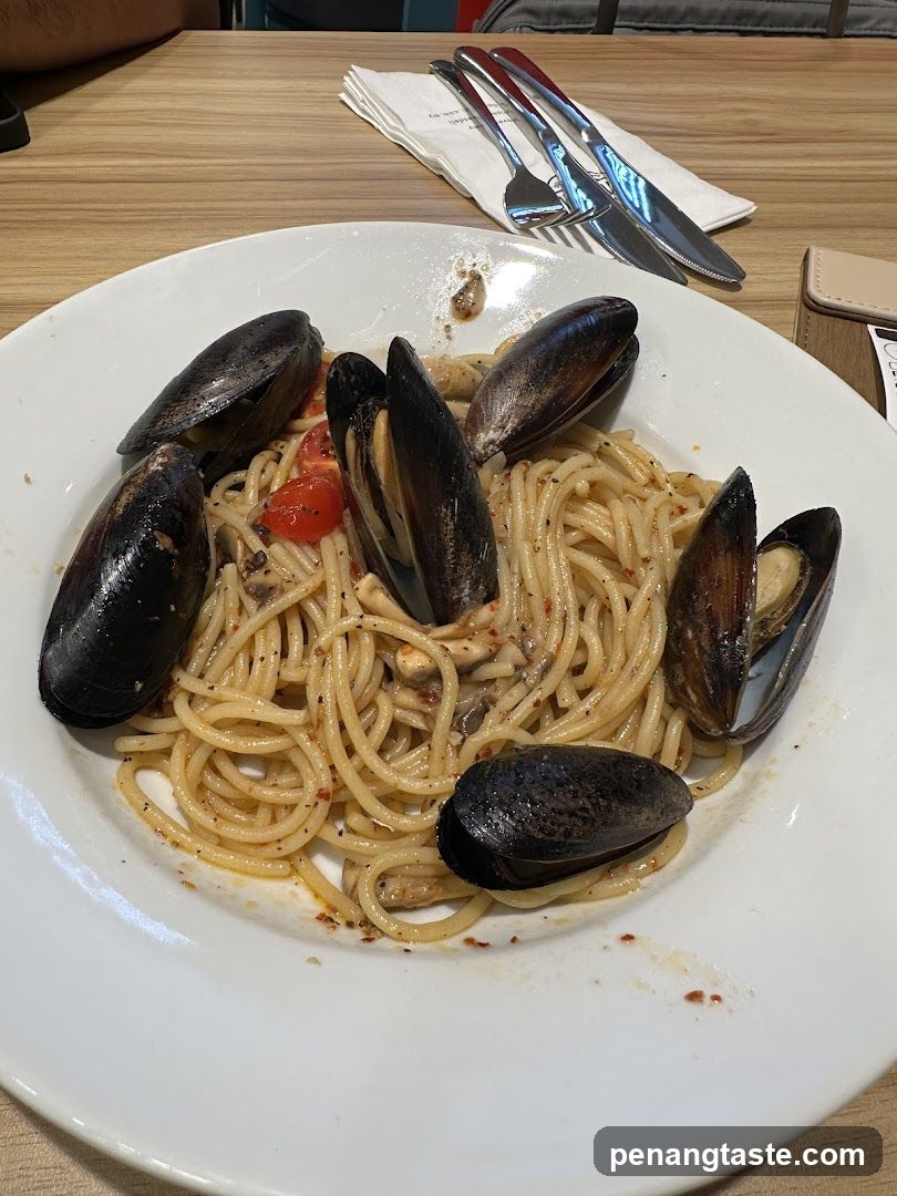 Mussels Pasta Dish