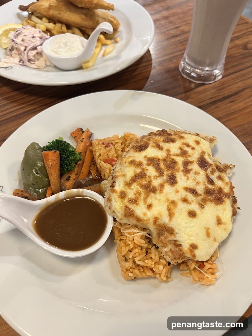 Food on a table