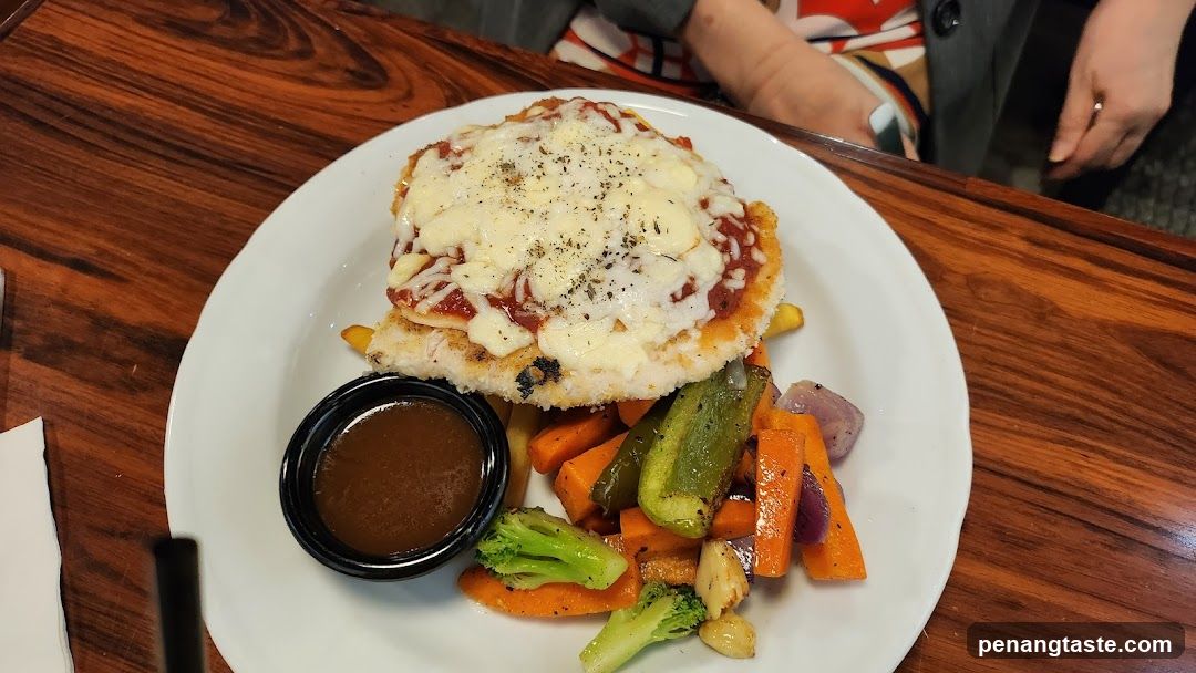Chicken Parmesan with Vegetables