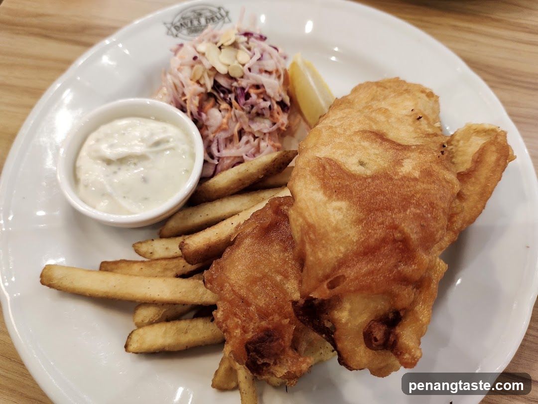 Fish and Chips with Coleslaw