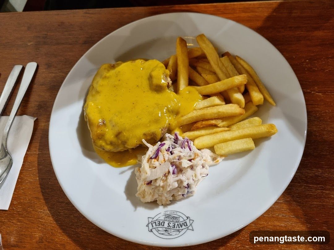 Plate of food at Davy's Deli