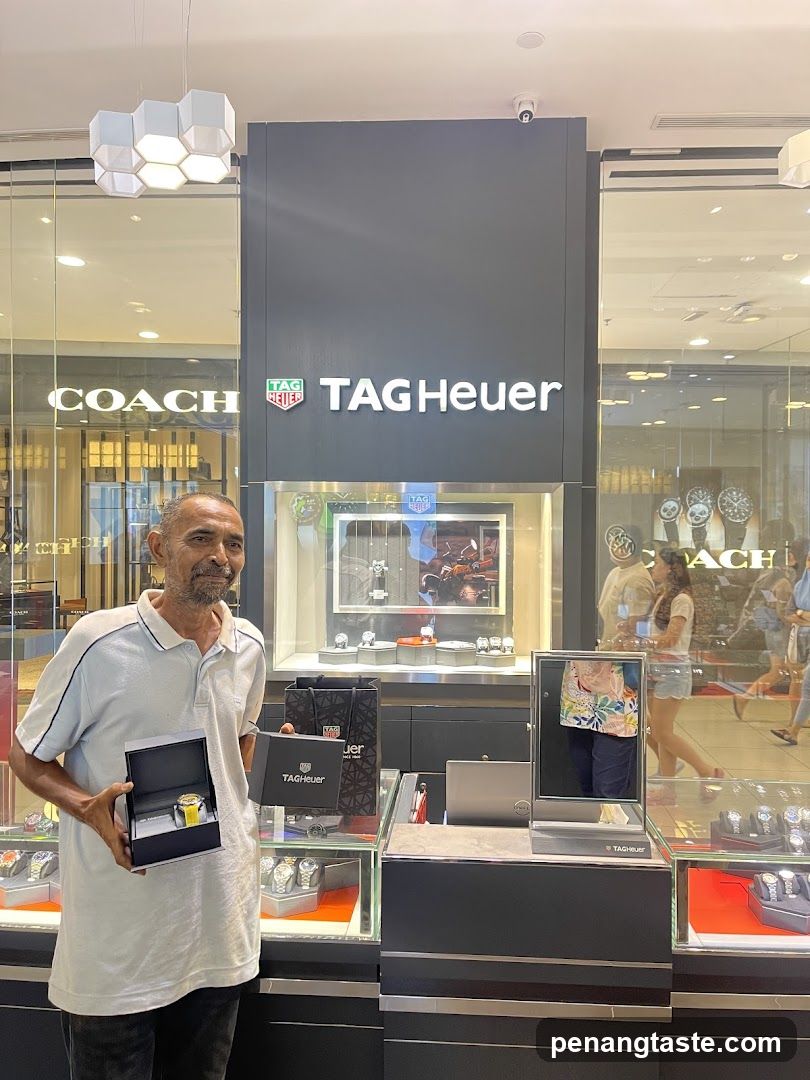 TAG Heuer Store Interior with Customer