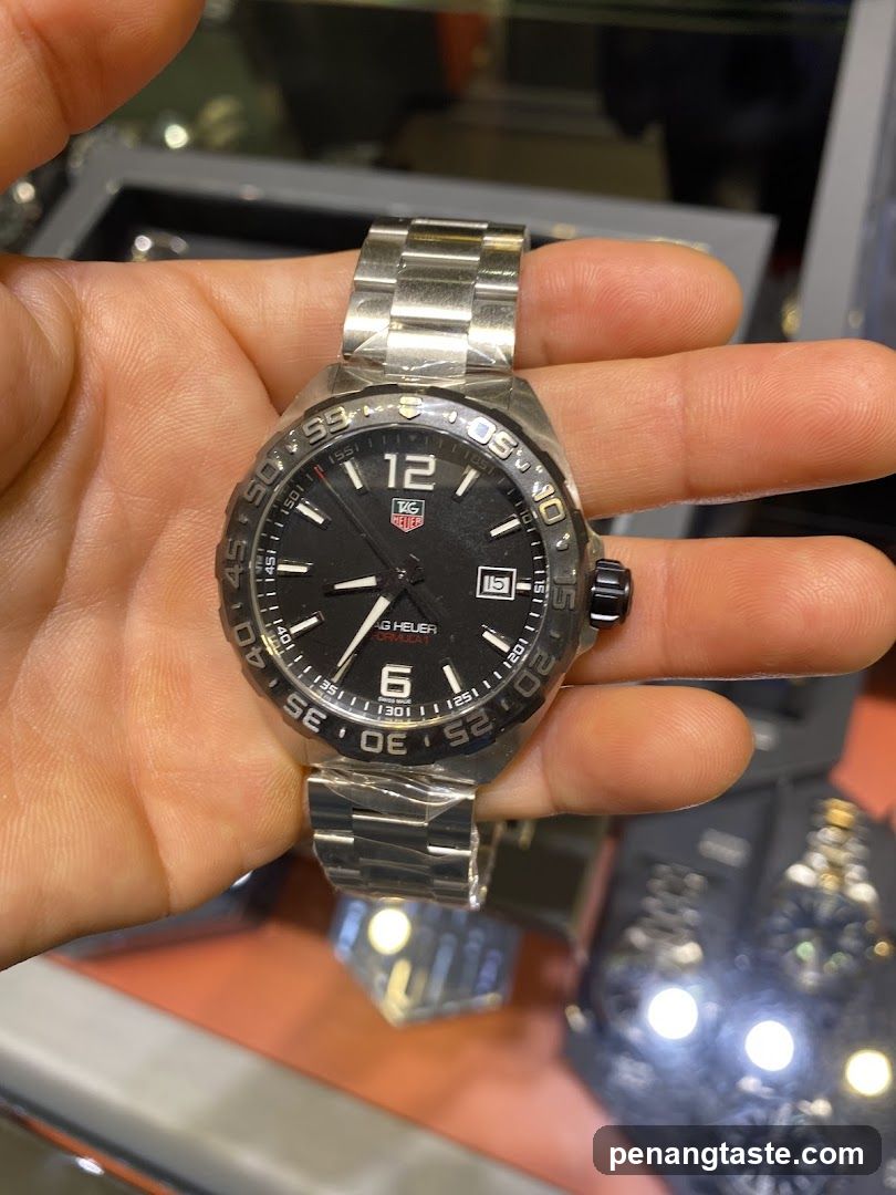 TAG Heuer Watch Display