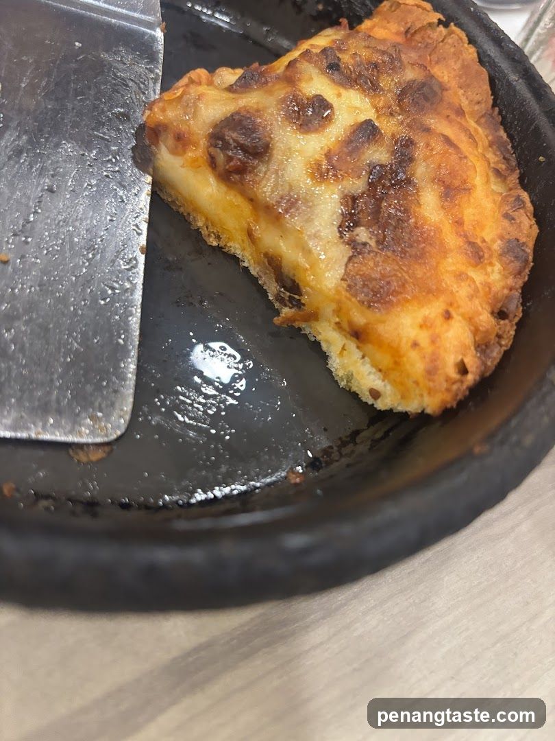 Pizza Slice in Pan
