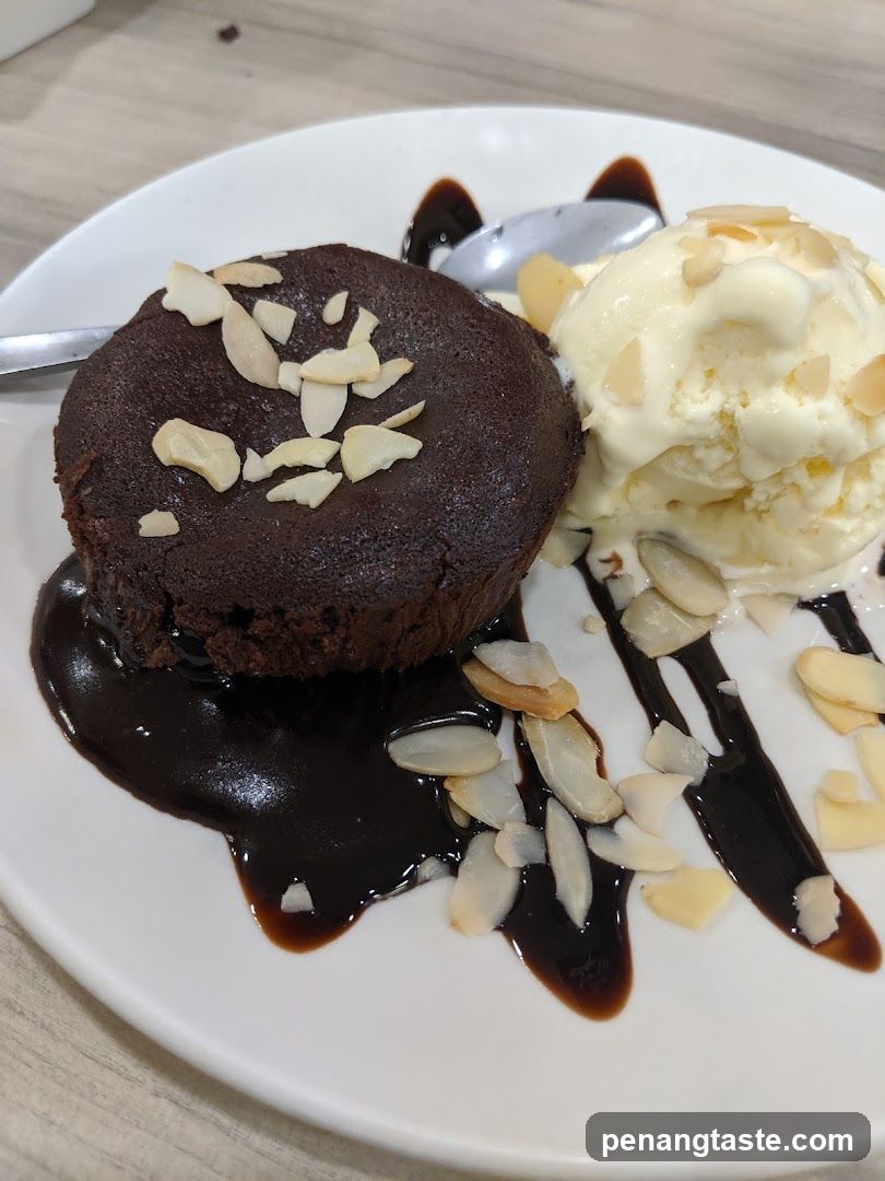 Chocolate Lava Cake with Ice Cream