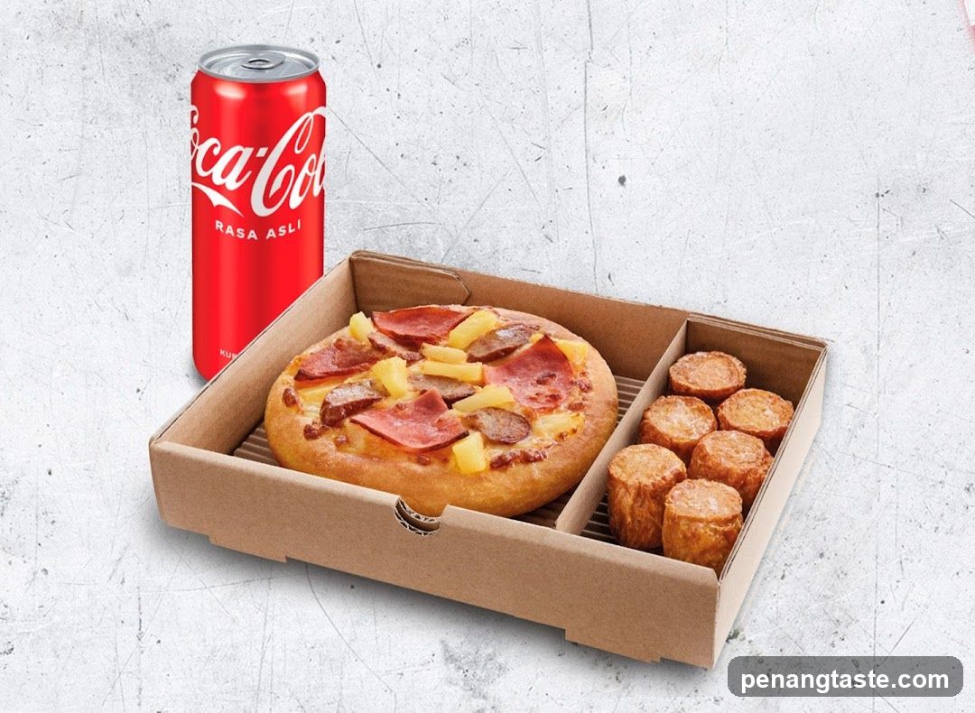 Pizza and Snack Box with Coca-Cola