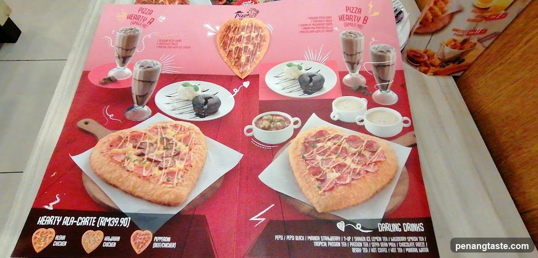 Pizza Menu Display