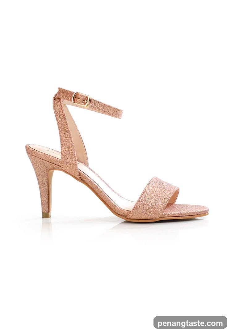 Glitter Heeled Sandals