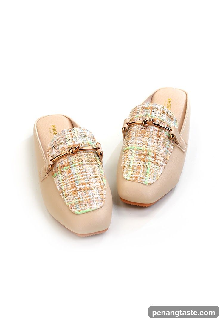 Tweed Mule Slippers
