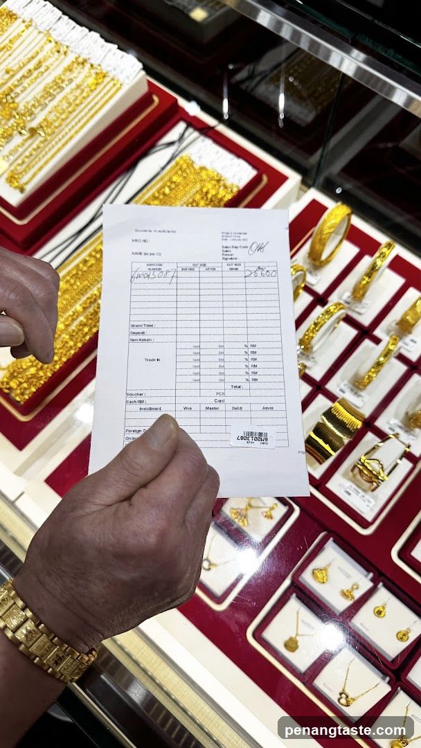 Gold Jewelry Store Interior