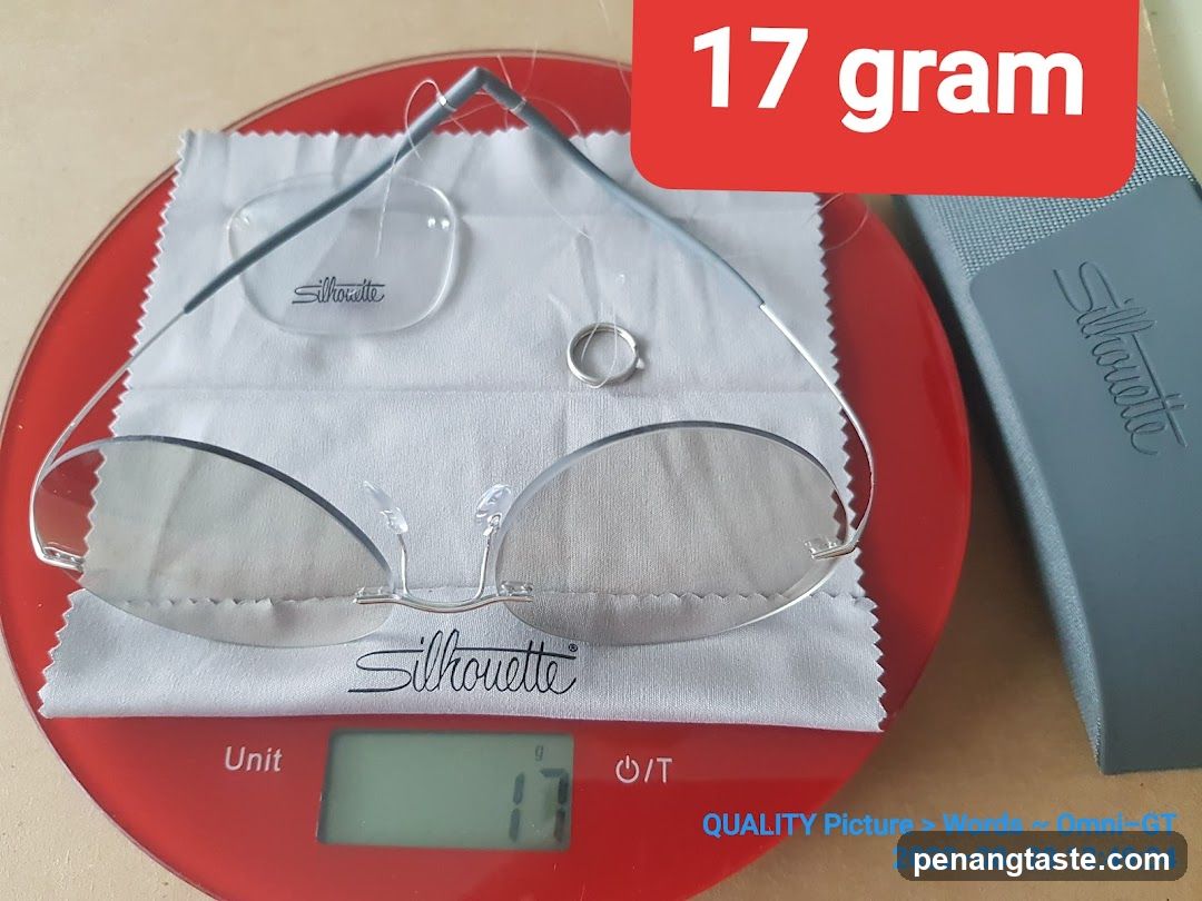 Silhouette Glasses on Scale