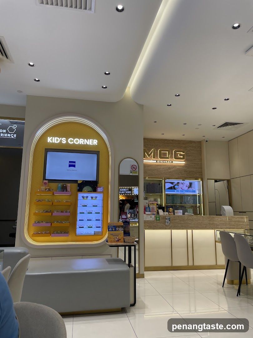Kid's Corner Display and Reception Area