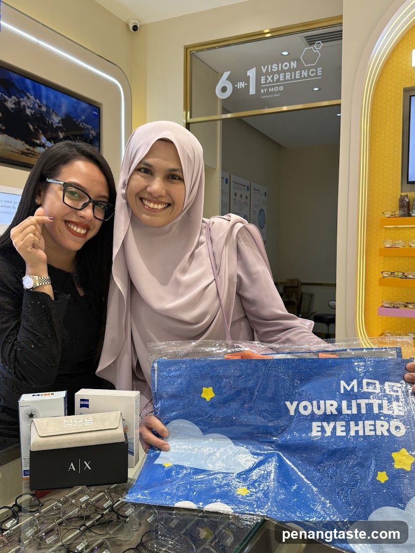 Optical Shop Interior with Staff and Products