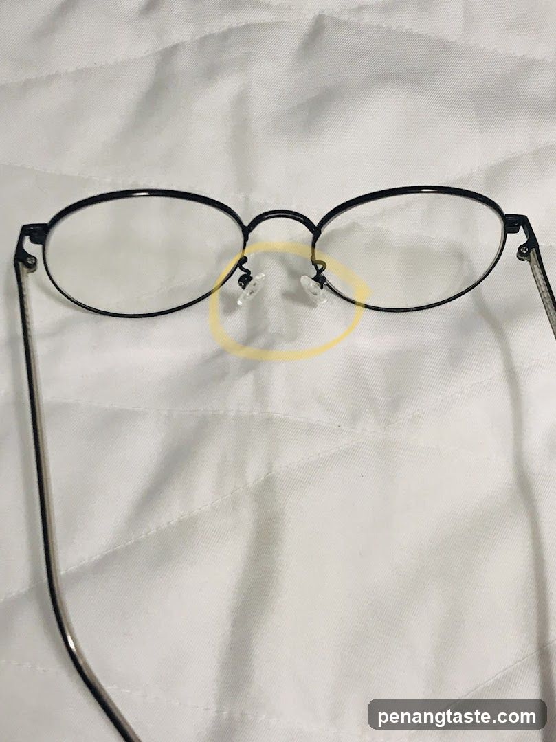 Eyeglasses on Fabric
