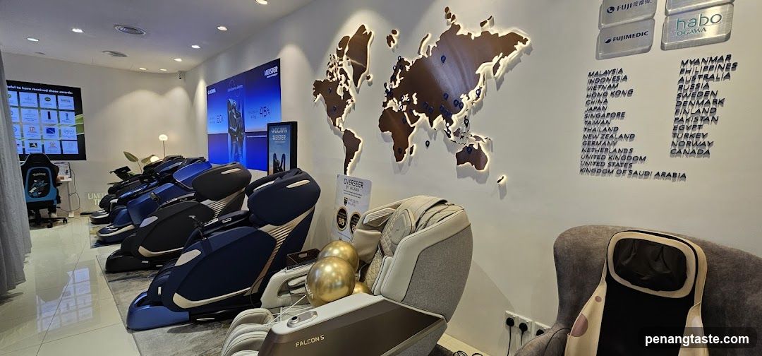 Massage Chair Showroom Interior