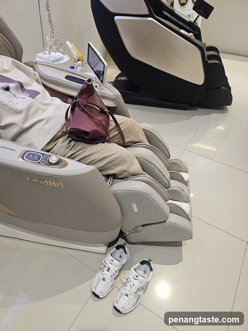 Massage Chair Interior Scene