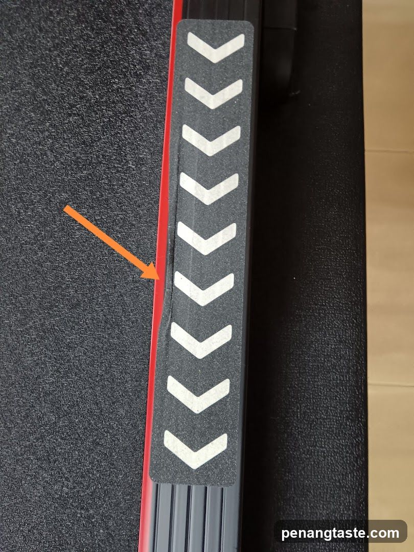 Car Door Sill Protector with Chevron Pattern