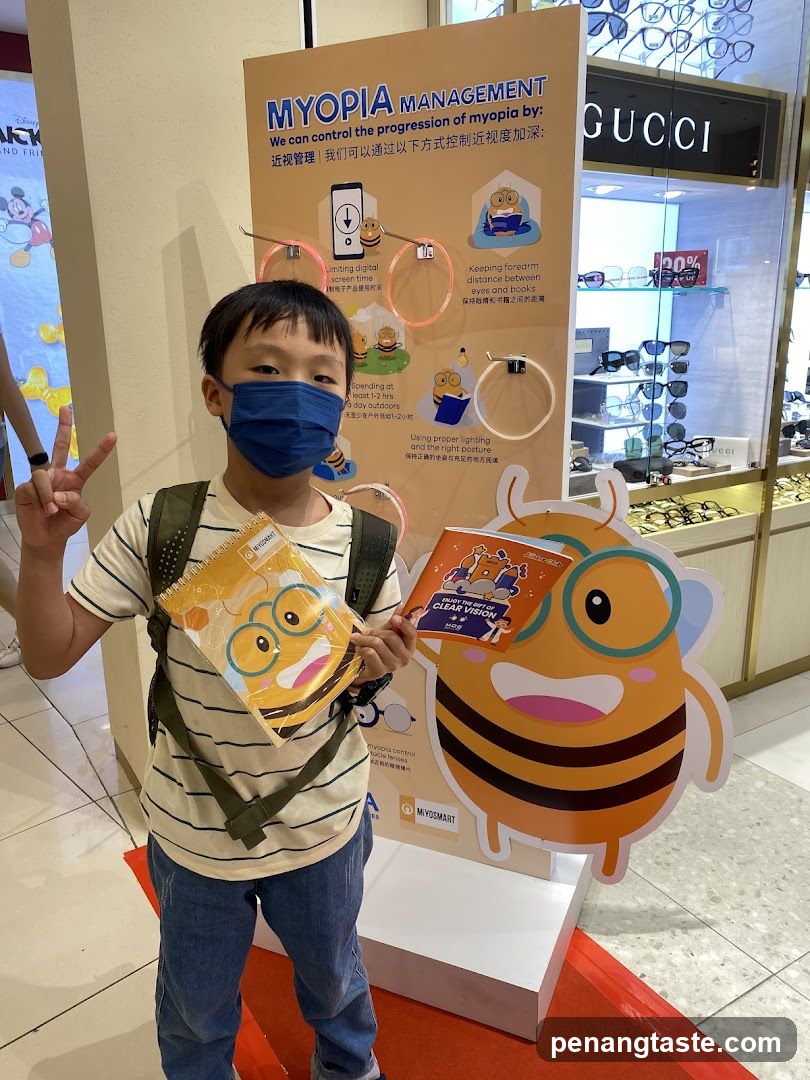 Myopia Management Poster with Child