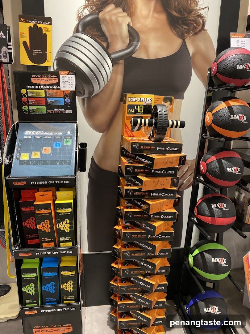 Fitness Equipment Display
