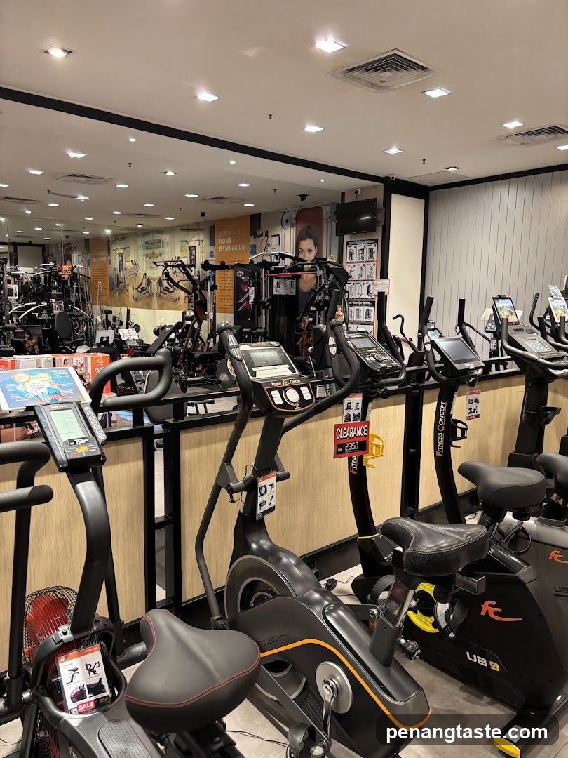 Fitness Equipment Display