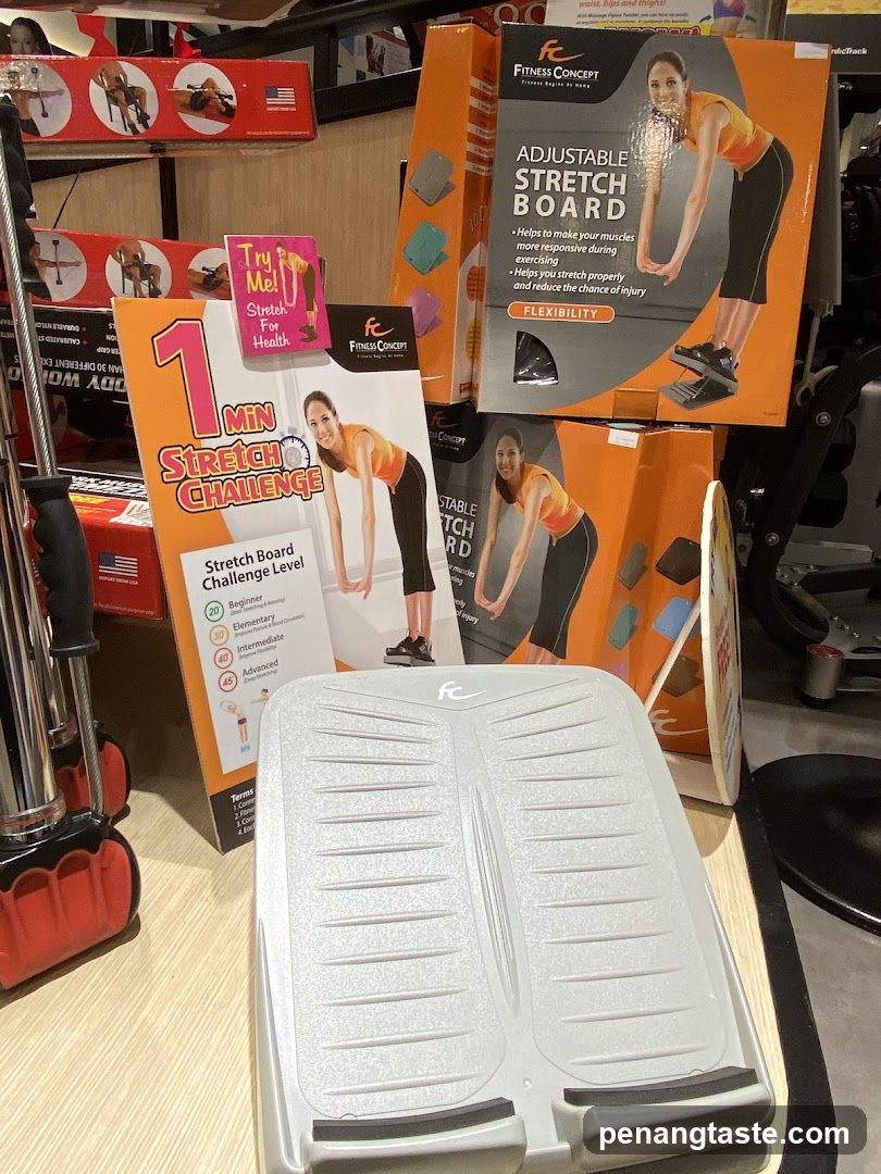 Fitness Stretch Board Display
