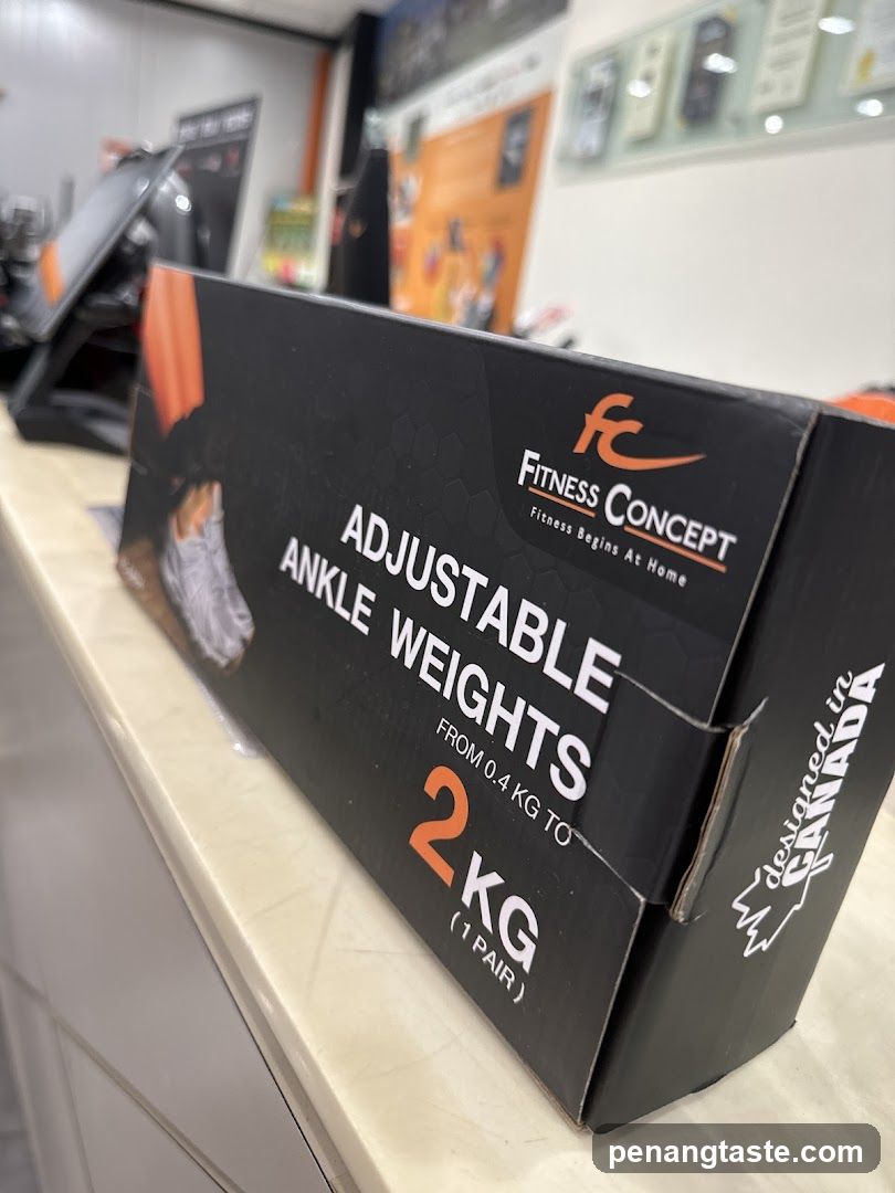 Adjustable Ankle Weights Box