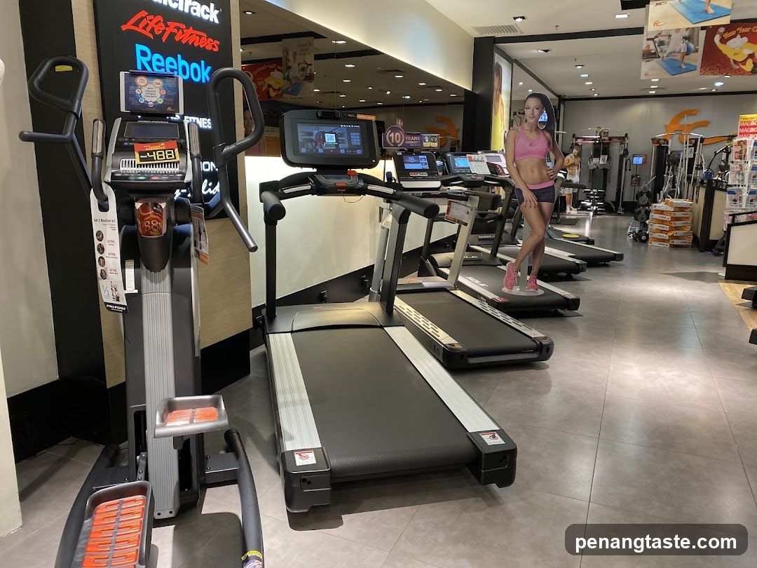 Fitness Equipment Store Interior