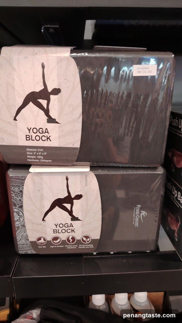 Yoga Block Products on Shelf
