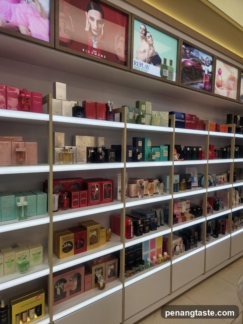 Perfume and Cosmetics Display Shelf