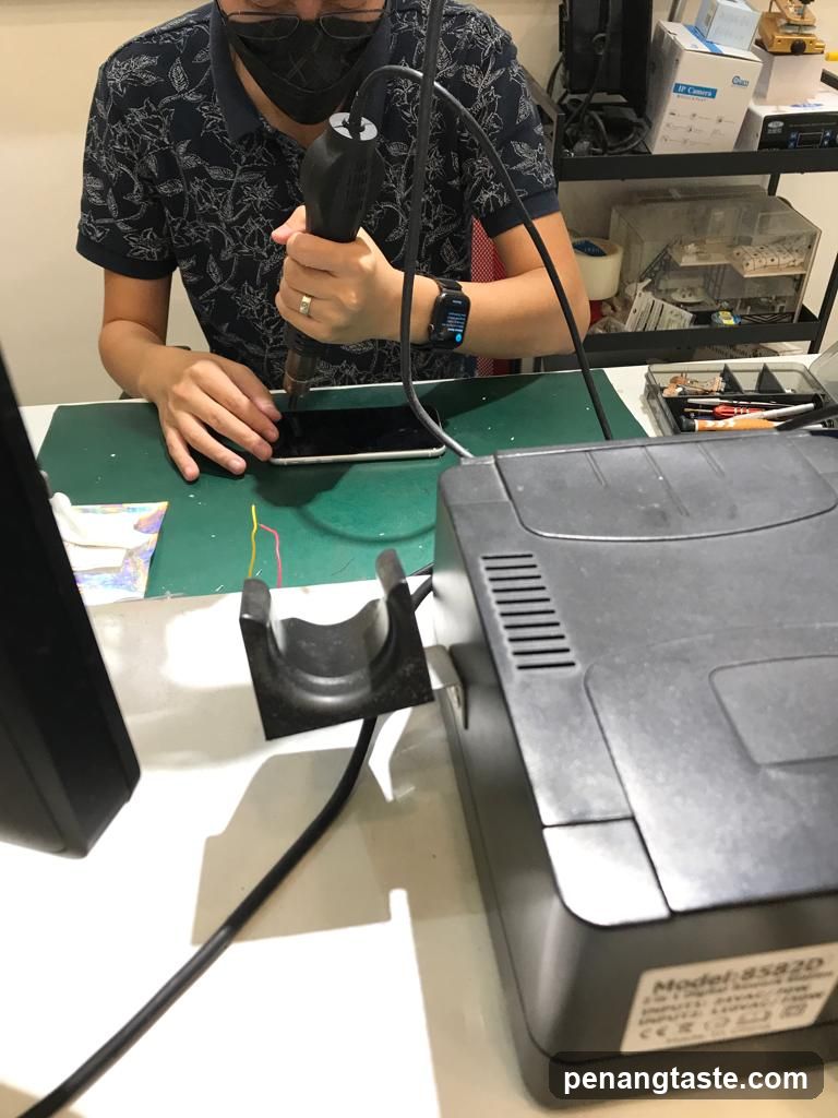Electronics Repair Workspace