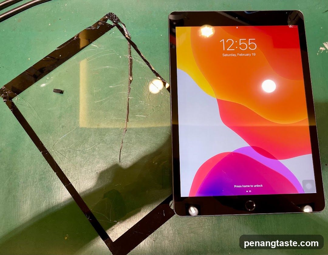 Damaged Tablet Screen and Working iPad