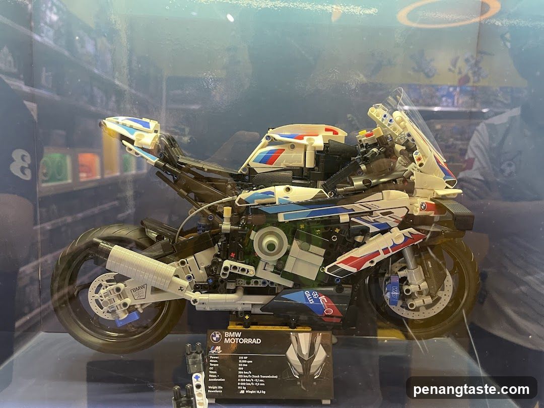 LEGO BMW Motorcycle Display