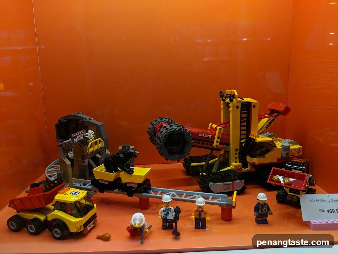 LEGO Mining Set Display