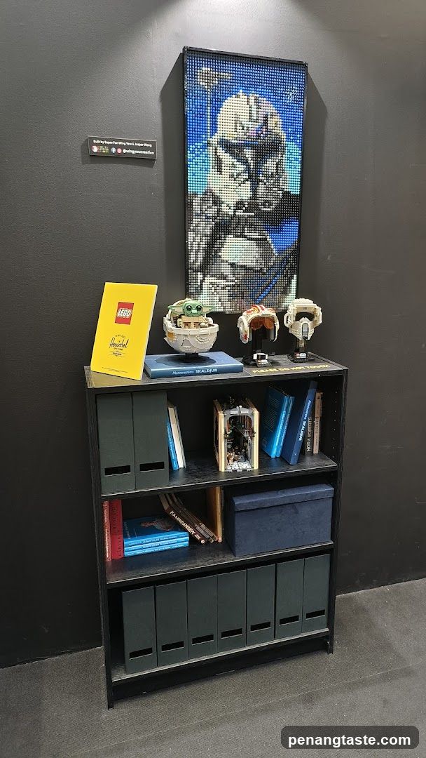 LEGO Display Shelf with Star Wars Merchandise