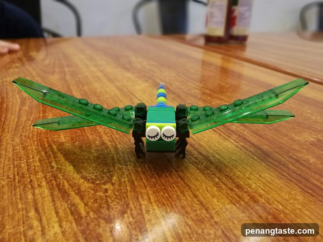 Lego Dragon on Table