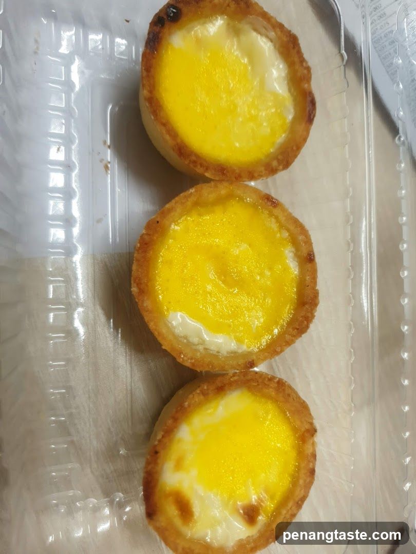 Egg Tarts in Plastic Container