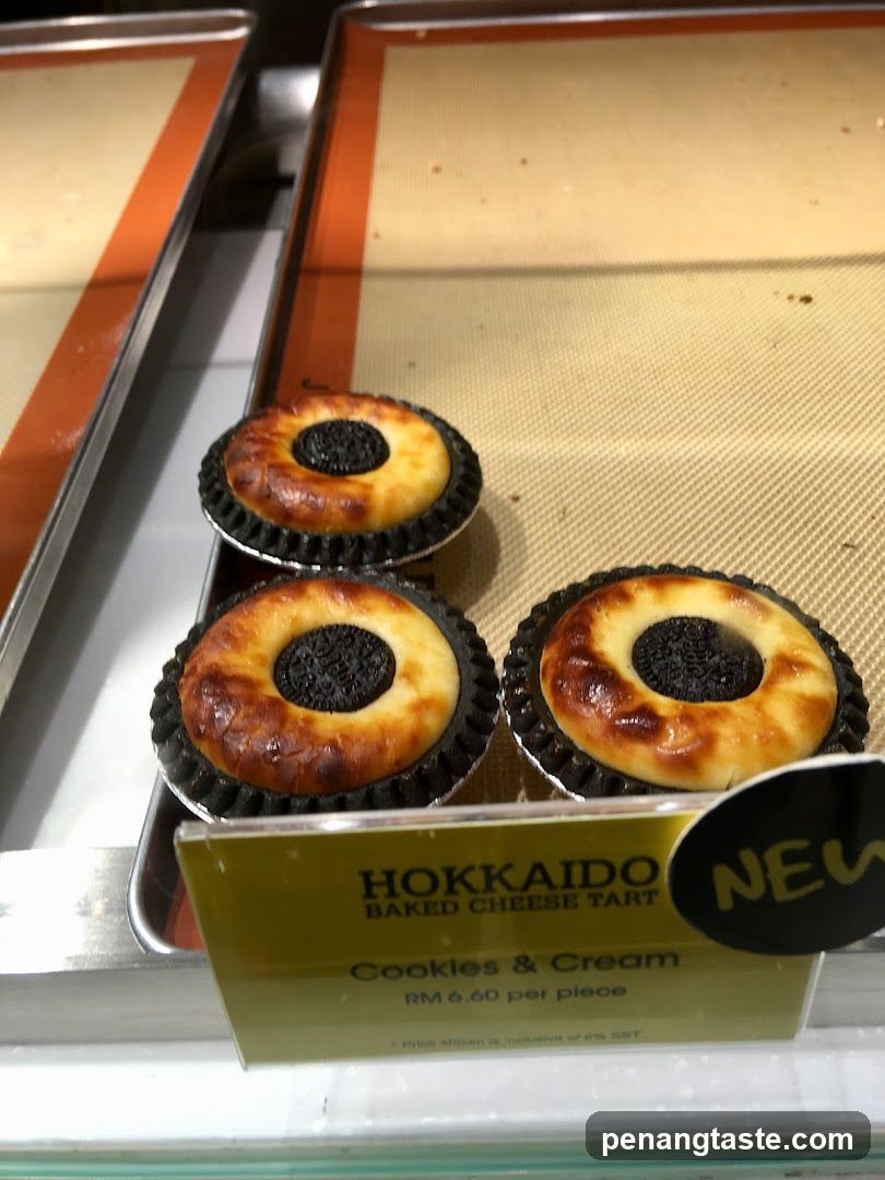 Hokkaido Baked Cheese Tart Display