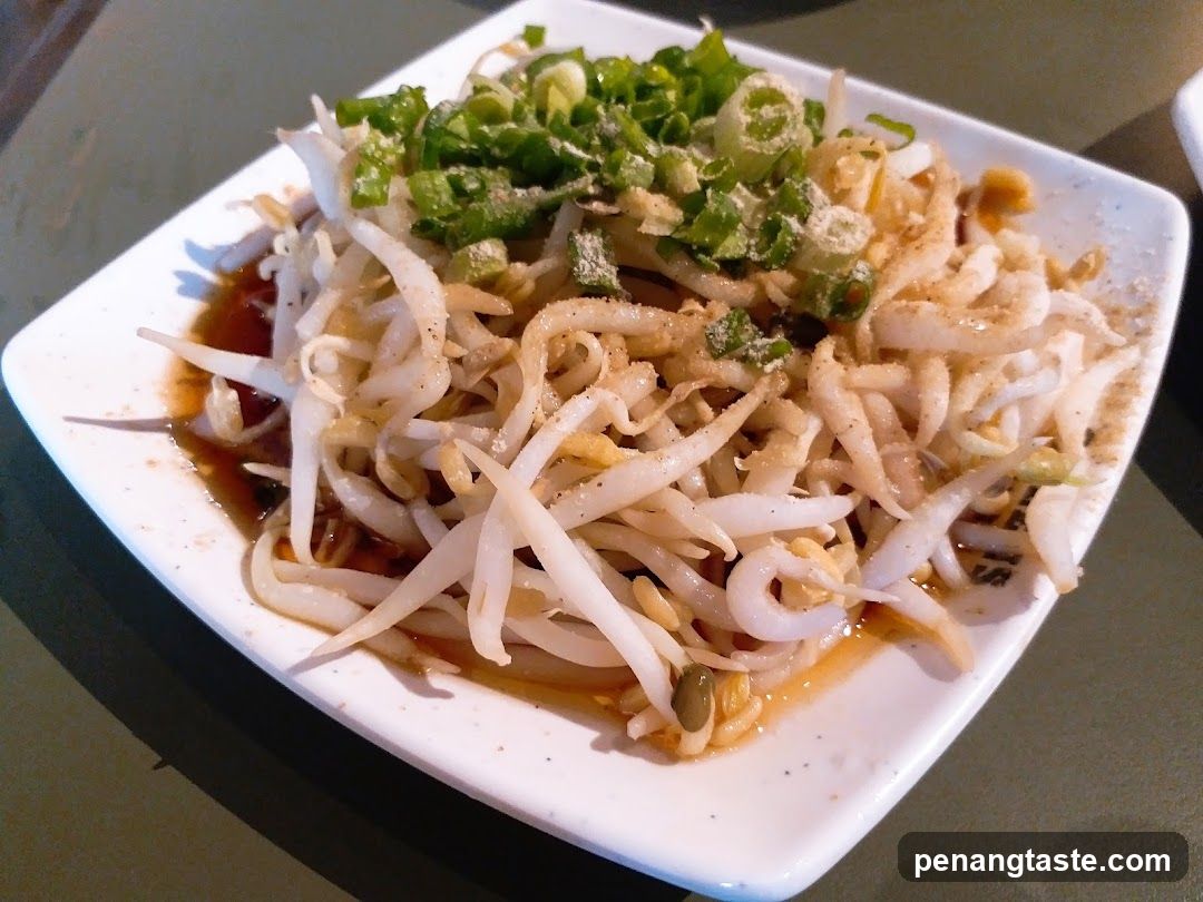 Bean Sprout Salad with Scallions