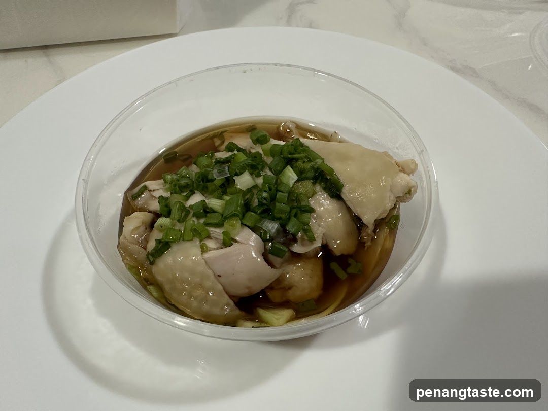 Steamed Chicken with Scallions