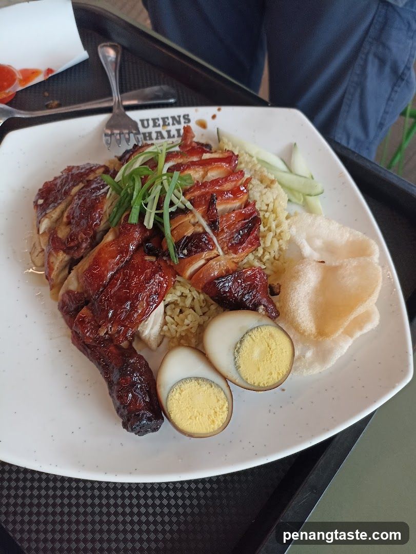 Hainanese Chicken Rice Plate