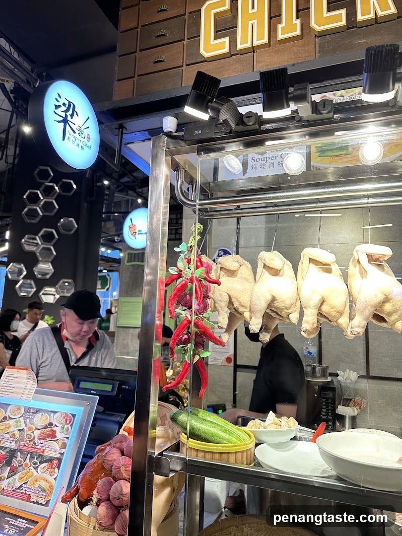 Roasted Chicken Stall Display