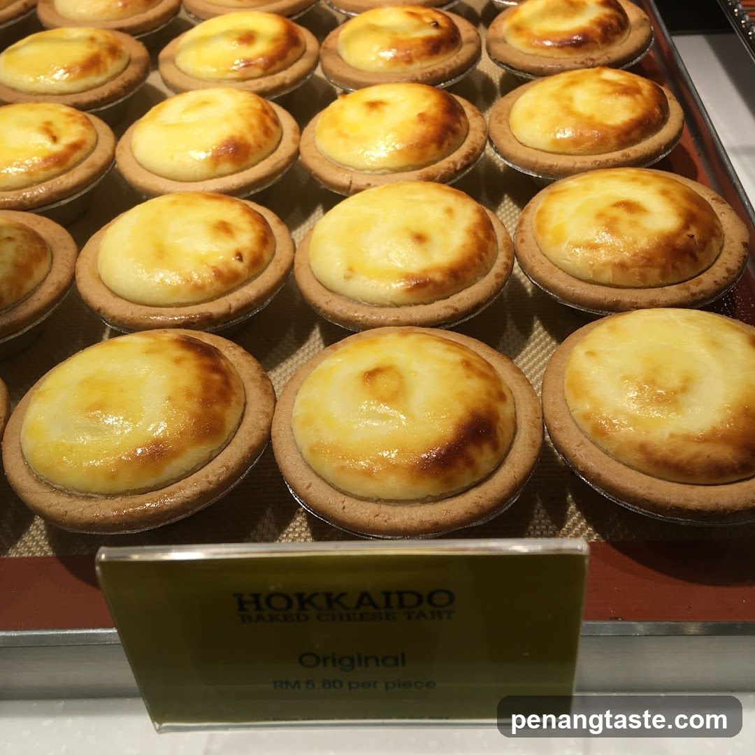 Hokkaido Baked Cheese Tart Display