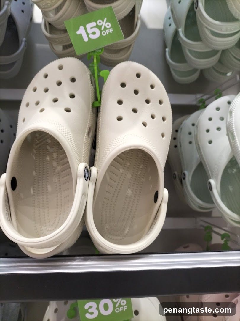 Crocs Shoes Display