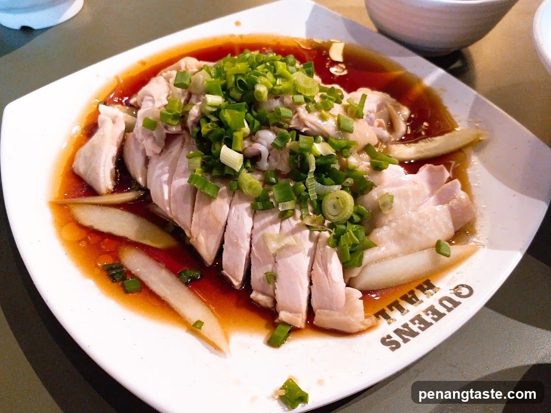 Steamed Chicken with Ginger and Scallions
