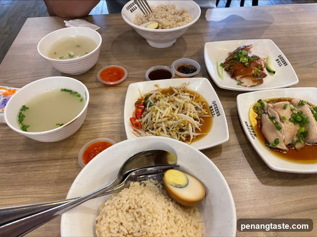 Hainanese Chicken Rice Meal