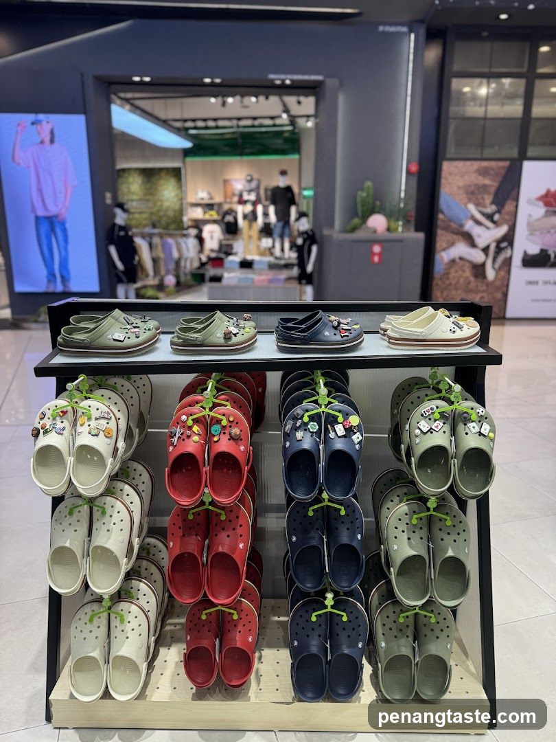 Crocs Display in Store